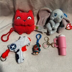 Keychain/Bag Charm Bundle NWOT